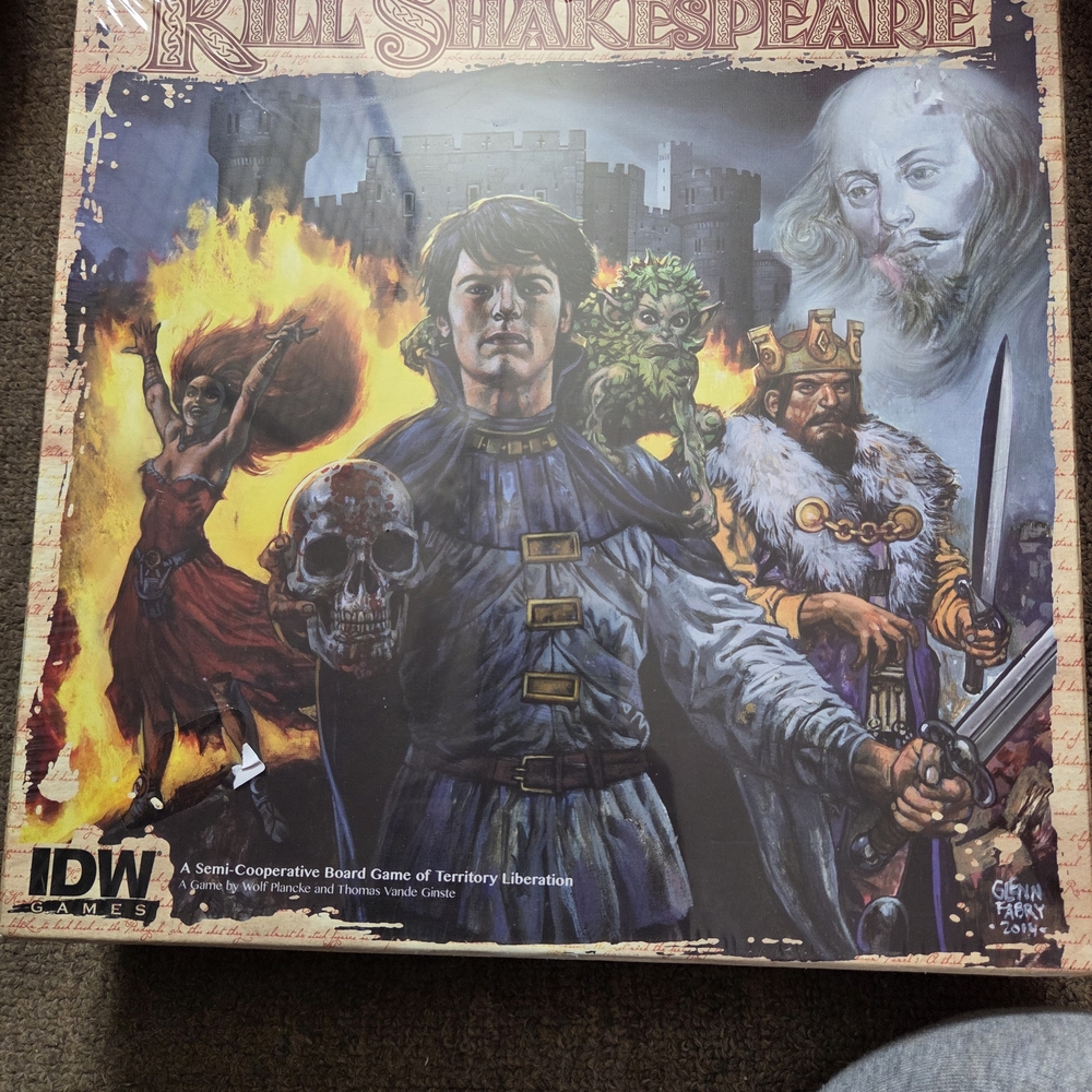 Kill Shakespeare Board Game by IDW Games